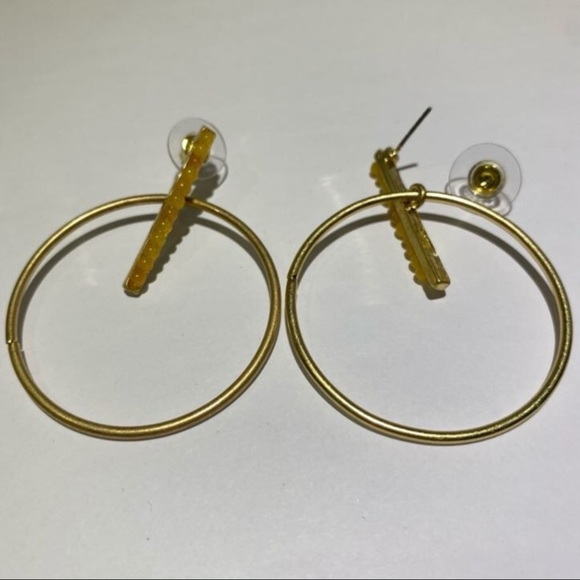 Eco Friendly Upcycled Minimalist Hoop Earrings - Picture 6 of 6